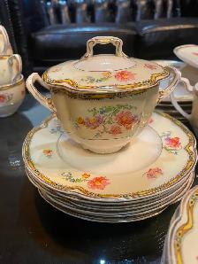 Antique 1930's dish set Pareek 'Jasmine' - Photo 7