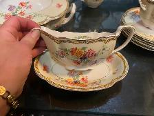 Antique 1930's dish set Pareek 'Jasmine' - Photo 8