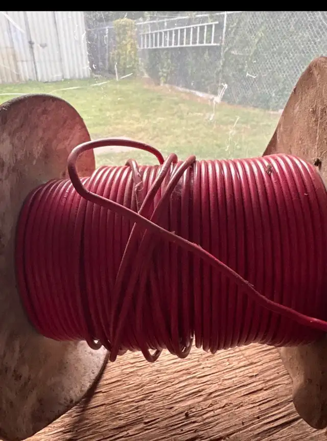 fil électrique 200’ Canada Wire 12 TWH FlameSeal, rouge
