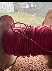 fil électrique 200’ Canada Wire 12 TWH FlameSeal, rouge