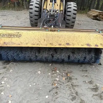 CleanSweep 96' Loader Angle Broom — JRB 416 Mount, Good Brushes