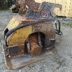 NPK C4C Hydraulic Plate Compactor — Tested Working, Excavator Mo