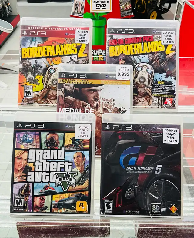jeux varier pour ps3 a 10$ chaques