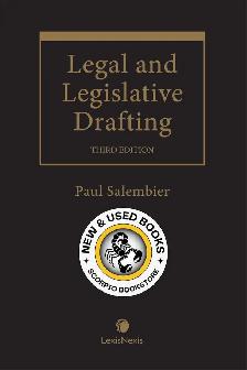 Legal and Legislative Drafting 3rd Edition 9780433528166