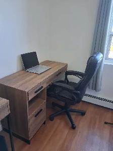 Like New 3 Drawer desk with Computer Chair. - Photo 3