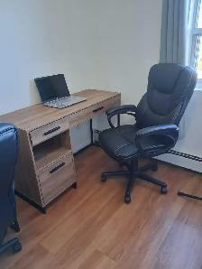 Like New 3 Drawer desk with Computer Chair. - Photo 5