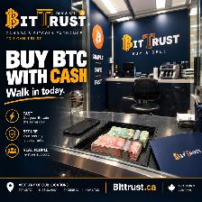 Buy Bitcoin (BTC) with Cash — Mississauga Walk-In Desk (Dixie)
