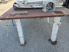 STEEL FABRICATION TABLE 54' X 8'  1 1/8' PLATE