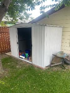 Steel Shed, 8’ x 6’