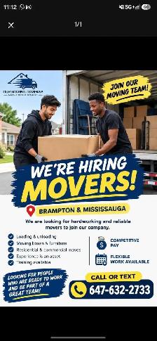 need one guy in Brampton today with a car