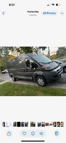 2018 Ram ProMaster 2500 High Roof – 117,000 KM – ONE OWNER