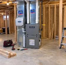 Furnace Heat Pump Tankless Water Heater. Furnace Installation - Photo 2