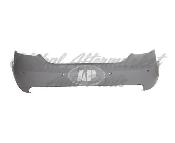 Audi A6 2005-2008 Bumper Rear W/Sensor Hole Primed Dark Gry
