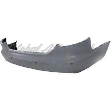 Audi A6 2005-2008 Bumper Rear W/Sensor Hole Primed Dark Gry - Photo 2