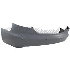 Audi A6 2005-2008 Bumper Rear W/Sensor Hole Primed Dark Gry - Photo 3