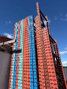 42" Pallet Racking Frames, Beams, Wire Mesh