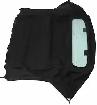 For Nissan 350Z 2003-2009 Black Vinyl Convertible Soft Top W/Hea
