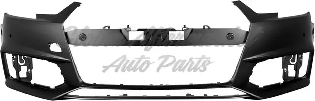 Audi A4 Quattro 2017-2019 Bumper Front Primed W/Sensor/S Line