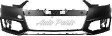 Audi A4 Quattro 2017-2019 Bumper Front Primed W/Sensor/S Line