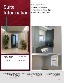 For Lease 191 Lombard Avenue 421 sf ± office Portage & Main View - Photo 3