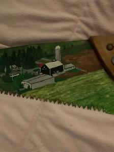 Hand Painted Farmhouse Crosscut Saw - Photo 3