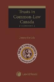 Trusts in Common-Law Canada 4th Edition Pavlich 9780433525073