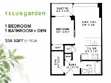 Furnished Luxury 1BR at TELUS Garden | 28th Floor | Pool   Gym - Photo 7