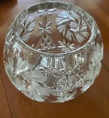 Crystal Floral Cut Vase - Photo 2