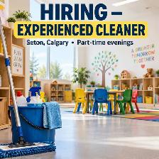 Hiring cleaning person