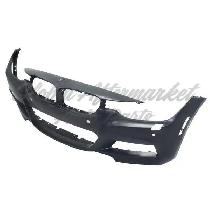 Bmw 3 Series Sedan 2013-2018 Bumper Front Primed W/M Pkg/Washer - Photo 3