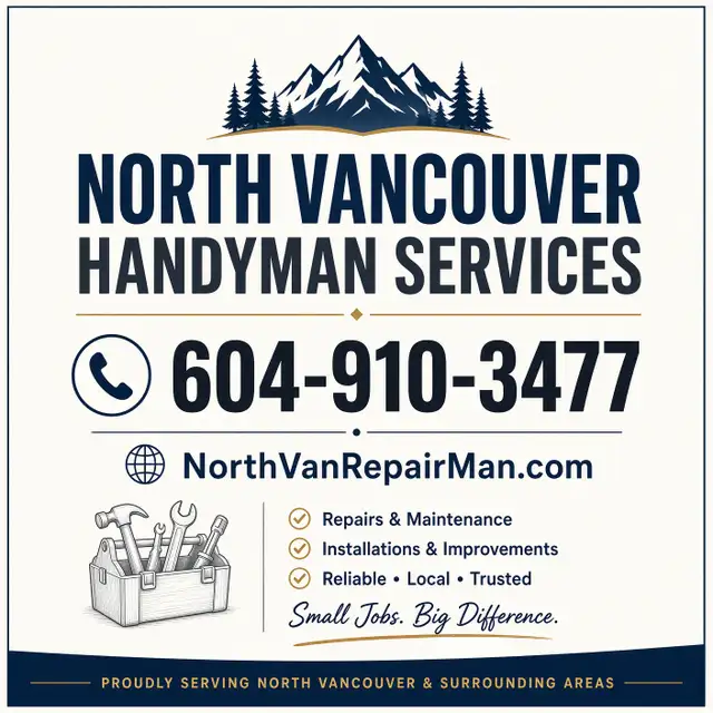 North Vancouver Handyman - 604-910-3477