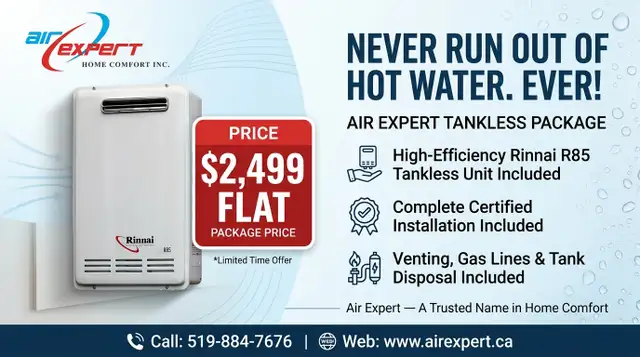 WATER HEATER WATER HEATER TANKLESS WATER HEATER INSTALLED