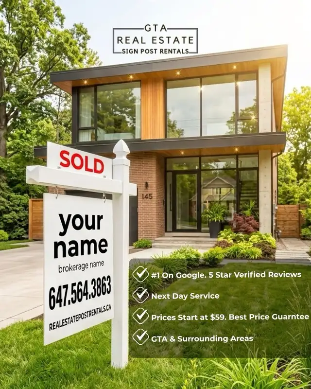 Real Estate Post Rental. Next Day Service. Best Price Guarantee
