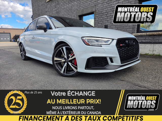2018 Audi RS 3 AWD / 2.5T / Bang & Olufsen / Diamond Interior Mi