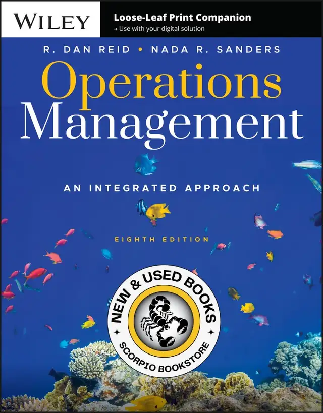 Operations Management 8th Edition by R. Dan Reid 9781119905523