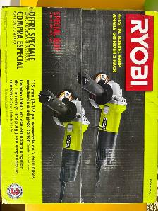 Ryobi 4-1/2 in. Angle Grinder 2 Pack