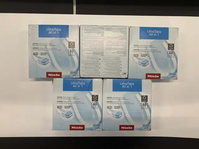 LOT of 5 Miele Ultra Tabs All in 1