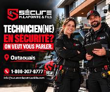 TECHNICIEN(NE) EN SÉCURITÉ | SECURITY SYSTEMS TECHNICIAN