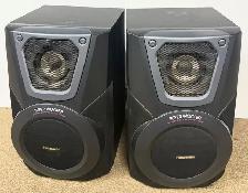 Panasonic SB-AK25 Bookshelf Stereo Subwoofer Speaker (A Pair)
