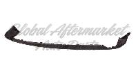 Dodge Journey 2011-2020 Bumper Rear Lower Matte Black W/Single