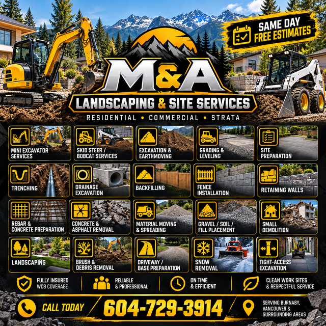 M&A Landscaping & Site Services