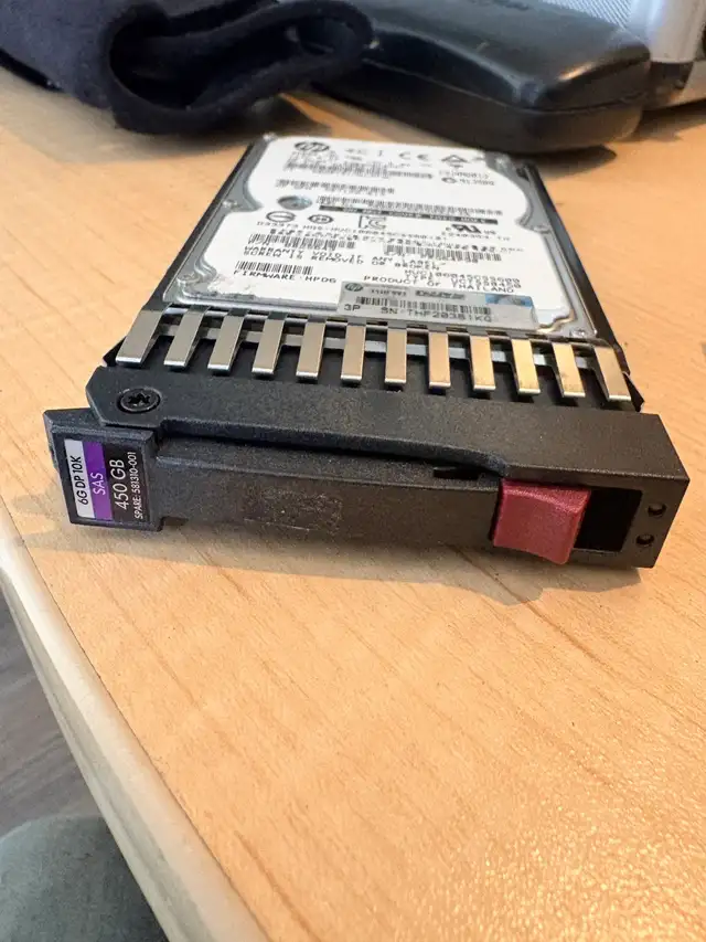 HP 450GB 10K SAS 2.5 Hard Drive with Caddy