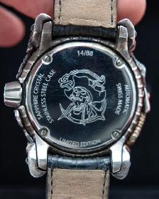 Montegrappa 43mm Pirates Watch in Silver & Vermeil Accents - Photo 7