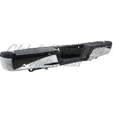 Ford Pickup F150 2015-2020 Bumper Rear Assembly Chrome W/Black - Photo 2