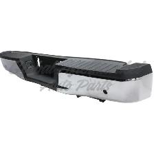 Ford Pickup F150 2015-2020 Bumper Rear Assembly Chrome W/Black - Photo 3