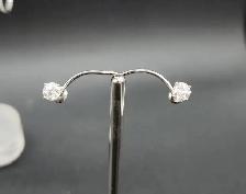 14k Solid Gold Earrings, Diamond Studs, Hoops... - Photo 2