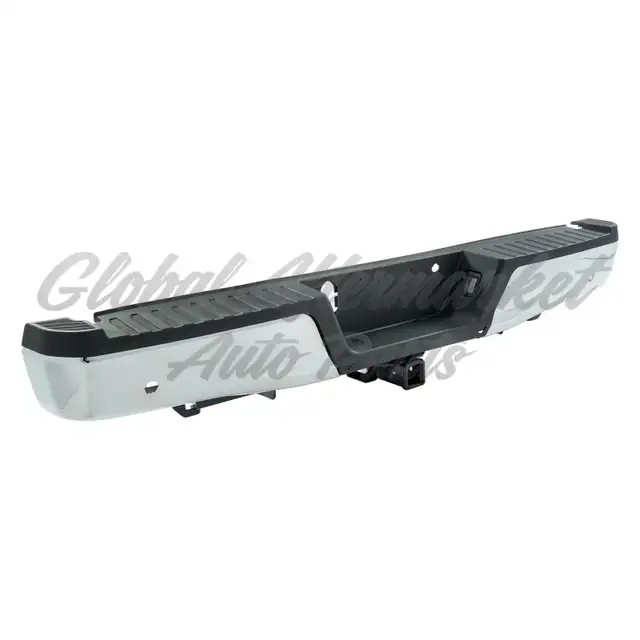 Ford Pickup F150 2015-2020 Bumper Rear Assembly Chrome W/Black