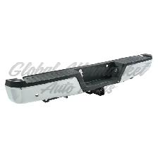 Ford Pickup F150 2015-2020 Bumper Rear Assembly Chrome W/Black