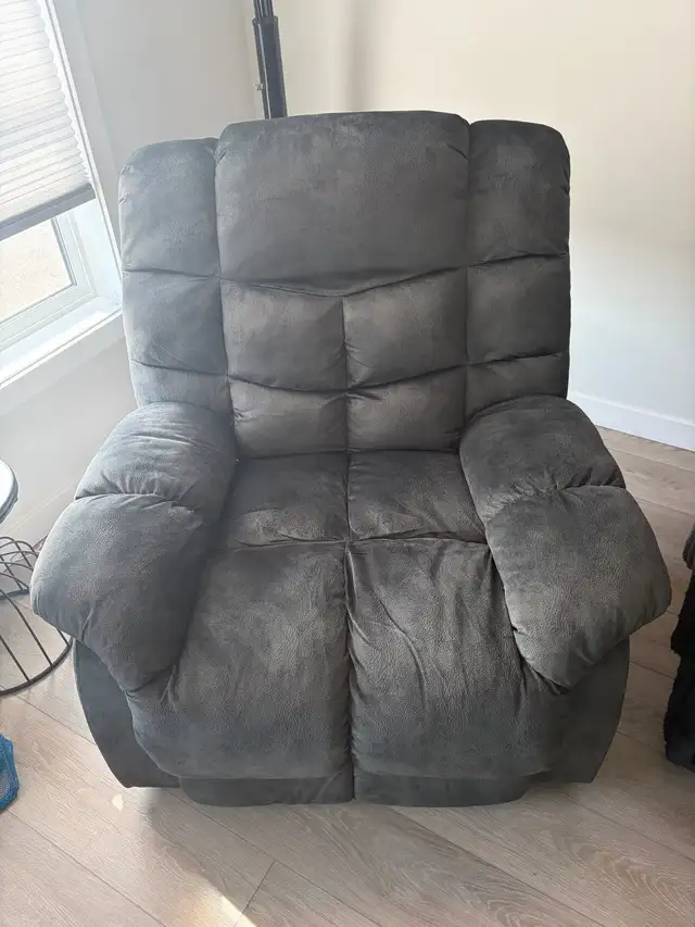 Grey Recliner Chair