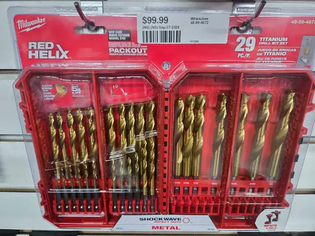 Milwaukee 29-Piece Titanium Drill Bit Set